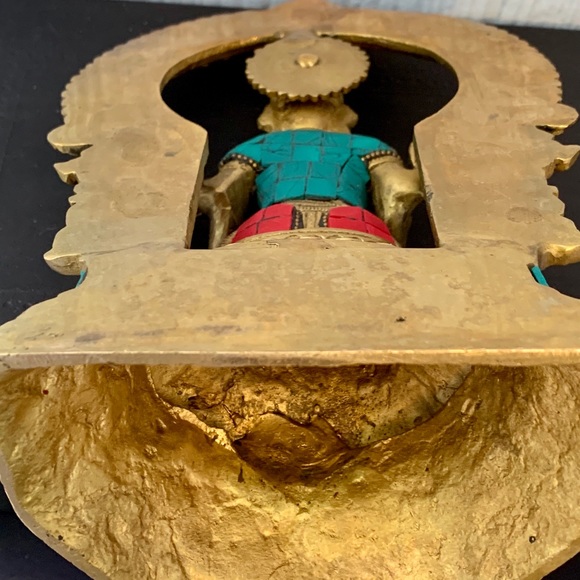 Saraswati Statue & Swan Under Arch Stone Figurine - Picture 6 of 14